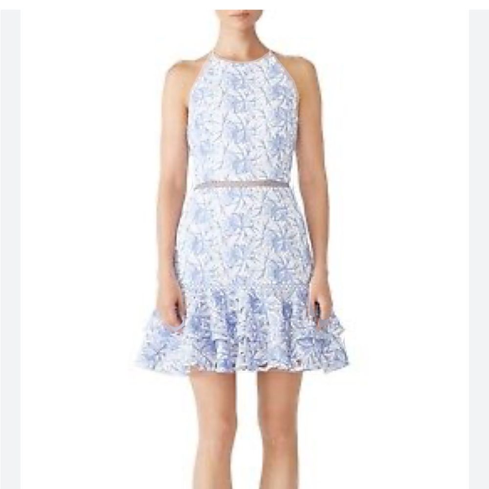 Keepsake Fit Flare Lace Dress